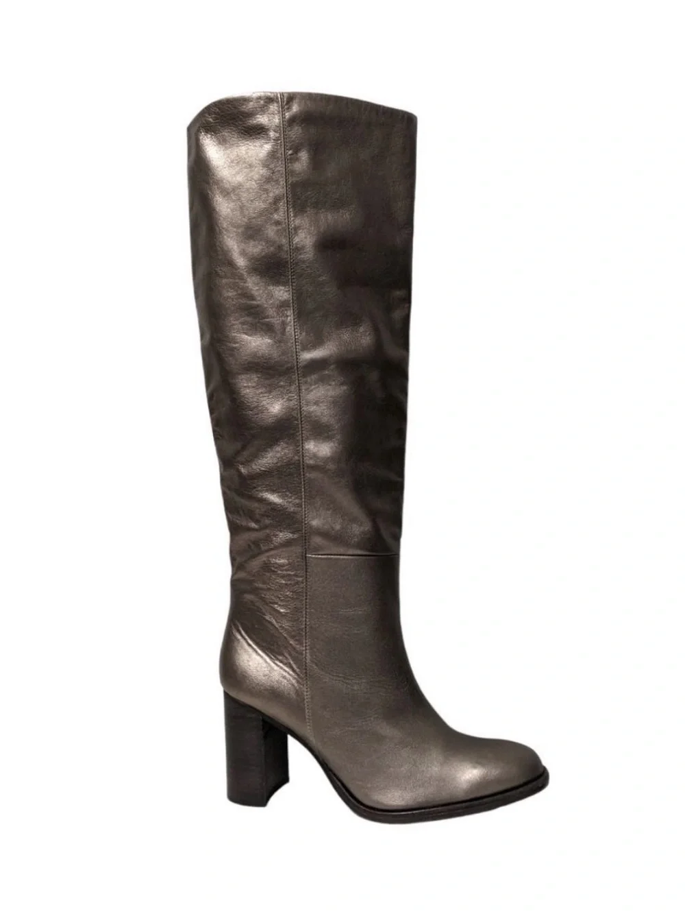 FREE PEOPLE Grayson Knee High Bronze Leather Boots NWOT